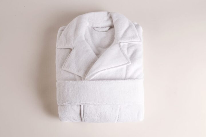 Accappatoio con collo sport