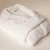 Bathrobe with notched collar - Image 2